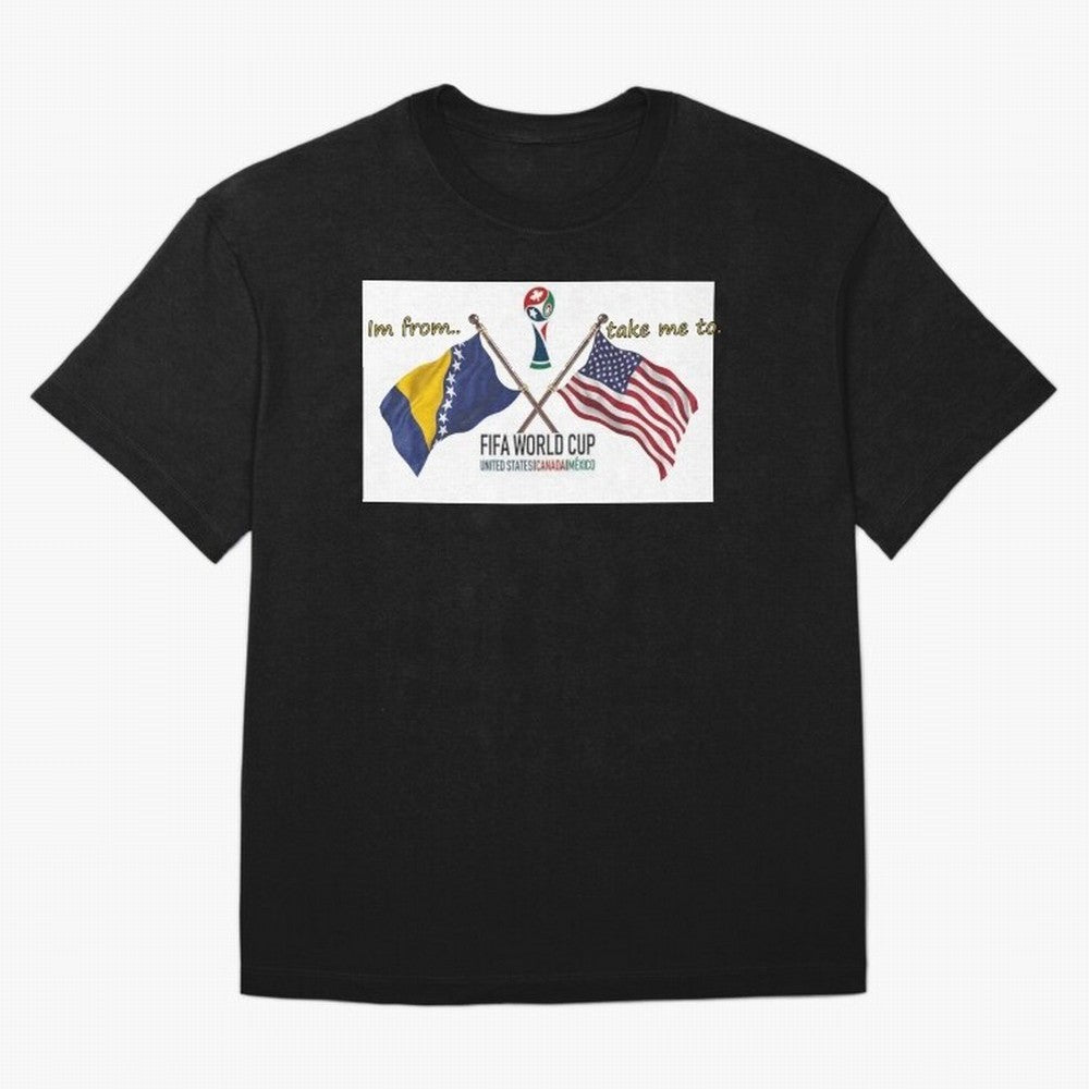 Bosnia and Herzegovina Classic T-Shirt Treasure Global Football Passion for FIFA World Cup 2026 USA Canada Mexico, with CR7, Portugal, Spain and Germany, Supporter Pride, Iconic Celebrations, Legendary Names and Global Match Day Energy; Ideal for
