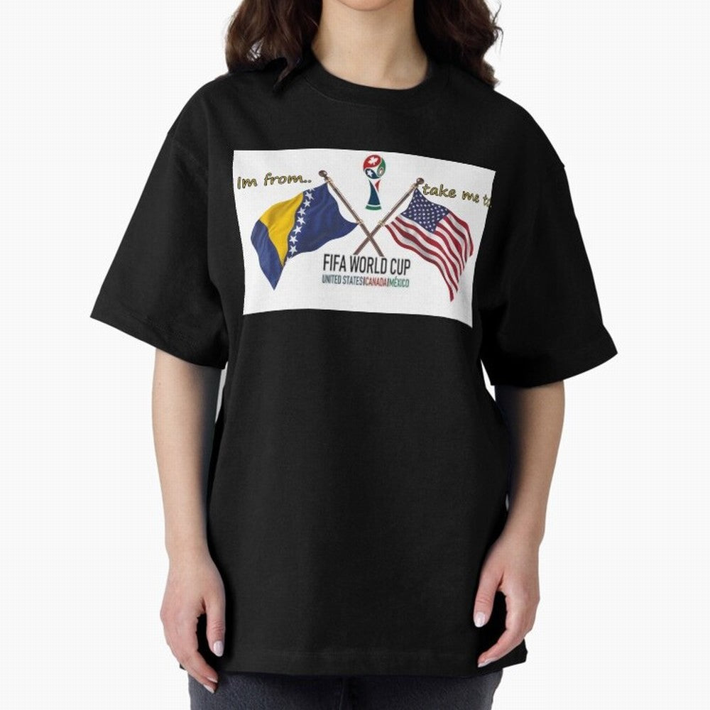 Bosnia and Herzegovina Classic T-Shirt Treasure Global Football Passion for FIFA World Cup 2026 USA Canada Mexico, with CR7, Portugal, Spain and Germany, Supporter Pride, Iconic Celebrations, Legendary Names and Global Match Day Energy; Ideal for