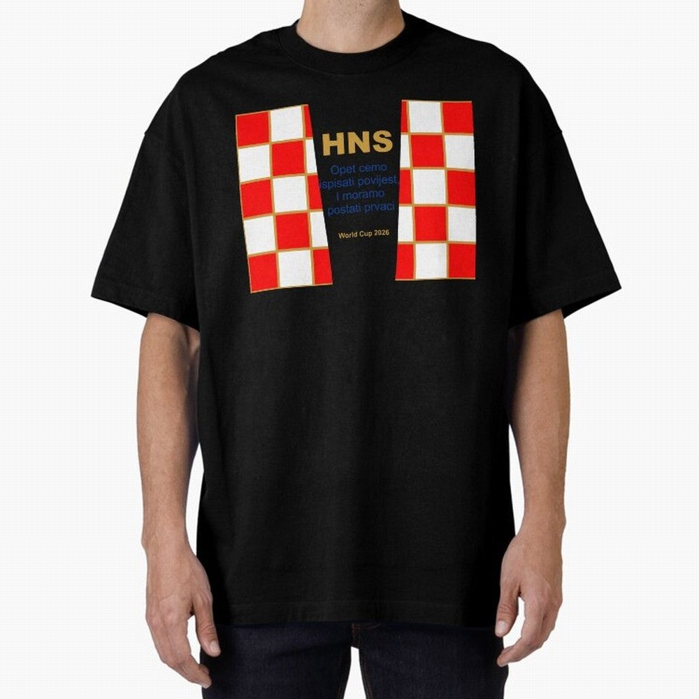 Croatia jersey with motto gold Classic T-Shirt Relive the FIFA World Cup 2026 Group Stage Journey through Mbappe and Neymar Highlights, France and Portugal Pride, Fan Favorite Moments, National Team Passion, Big Match Drama and Soccer History;