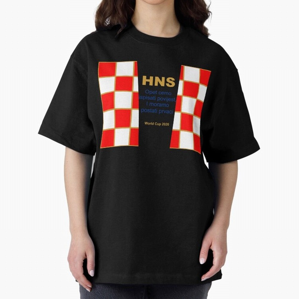 Croatia jersey with motto gold Classic T-Shirt Relive the FIFA World Cup 2026 Group Stage Journey through Mbappe and Neymar Highlights, France and Portugal Pride, Fan Favorite Moments, National Team Passion, Big Match Drama and Soccer History;