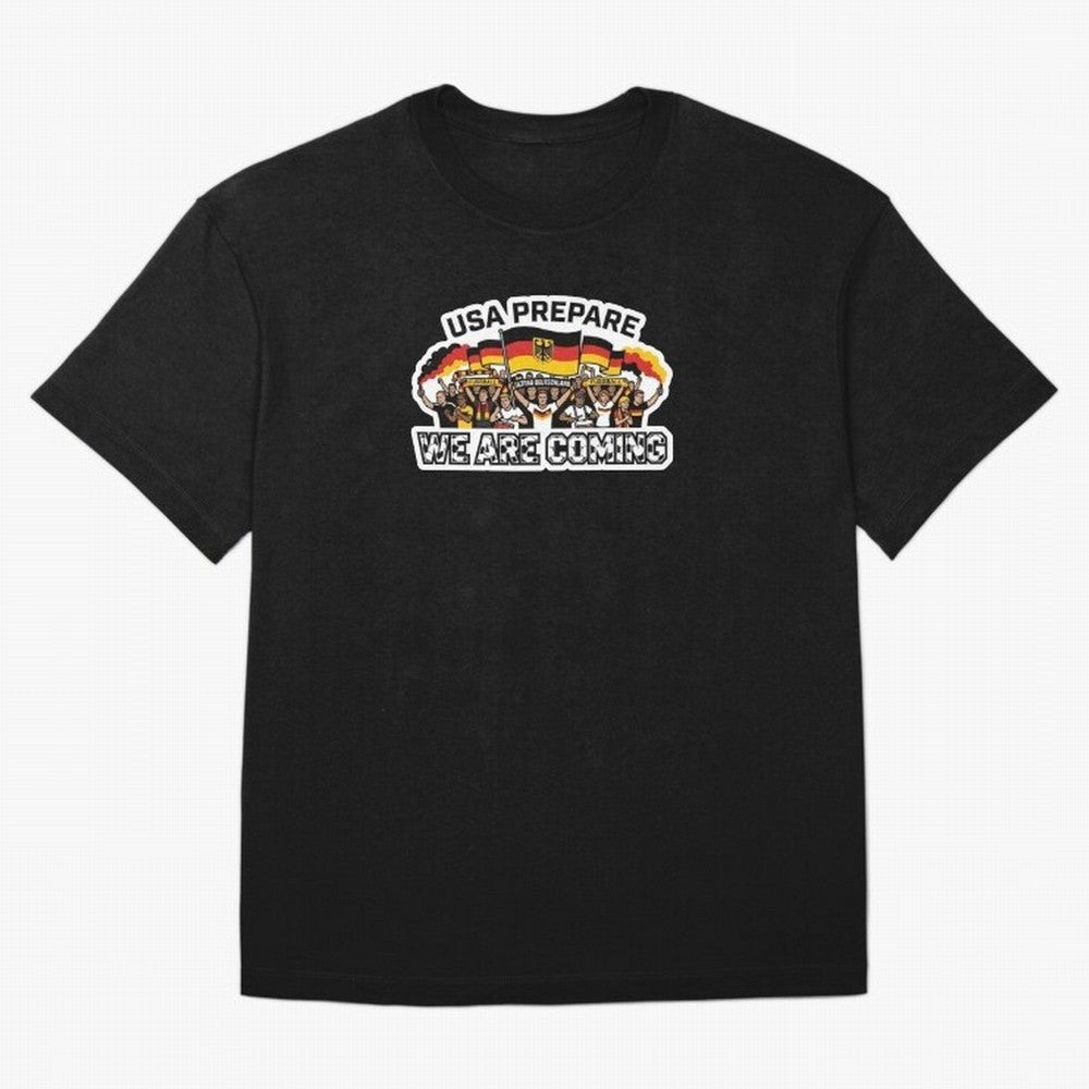 Germany Soccer Fans 2026 Sticker We Are Coming Classic T-Shirt Feel International Energy from the FIFA World Cup 2026 Journey through Mbappe and Neymar Highlights, Netherlands Pride, Football Festival Excitement, Trophy Ambitions, Country Rivalries