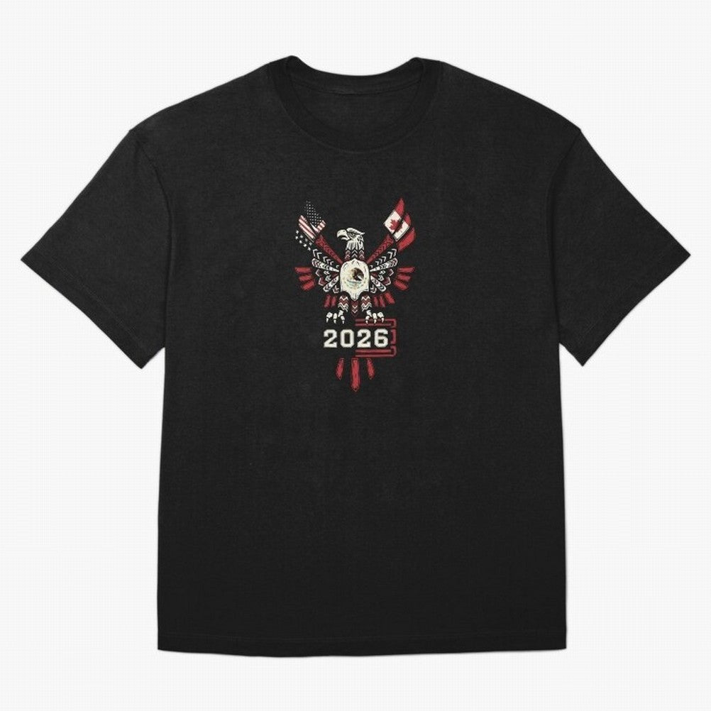 Rise of the North Eagle - Soccer Team Spirit 2026 T-Shirt_82784061 Classic T-Shirt Bring Champion Energy into FIFA World Cup 2026 Group Stage Centered on Haaland, England Energy, Champion Mindset, Group Stage Buzz, Knockout Tension and Passionate