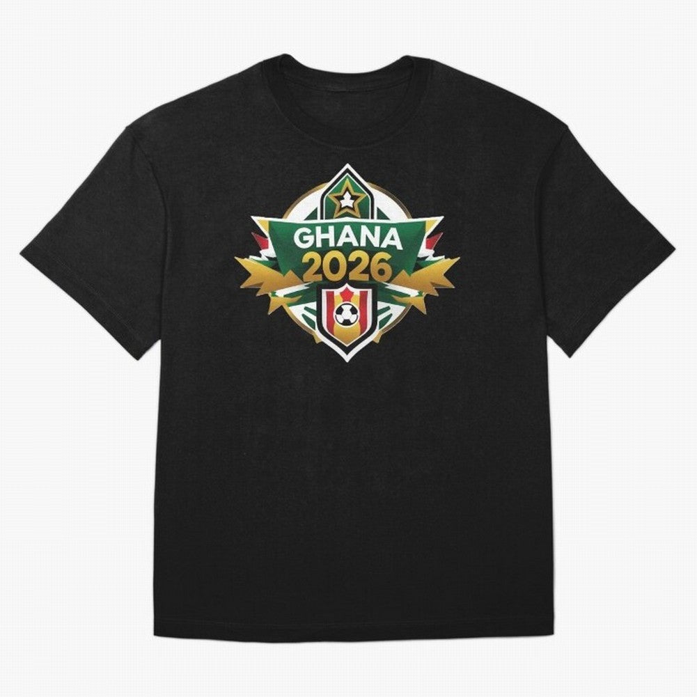 Ghana WC 2026 Classic T-Shirt Showcase FIFA World Cup 2026 Group Stage for Fans of CR7 and Messi and Argentina, Bringing Stadium Memories, Football Loyalty, International Chants and Championship Tradition; Made for Collectors Who Enjoy Iconic