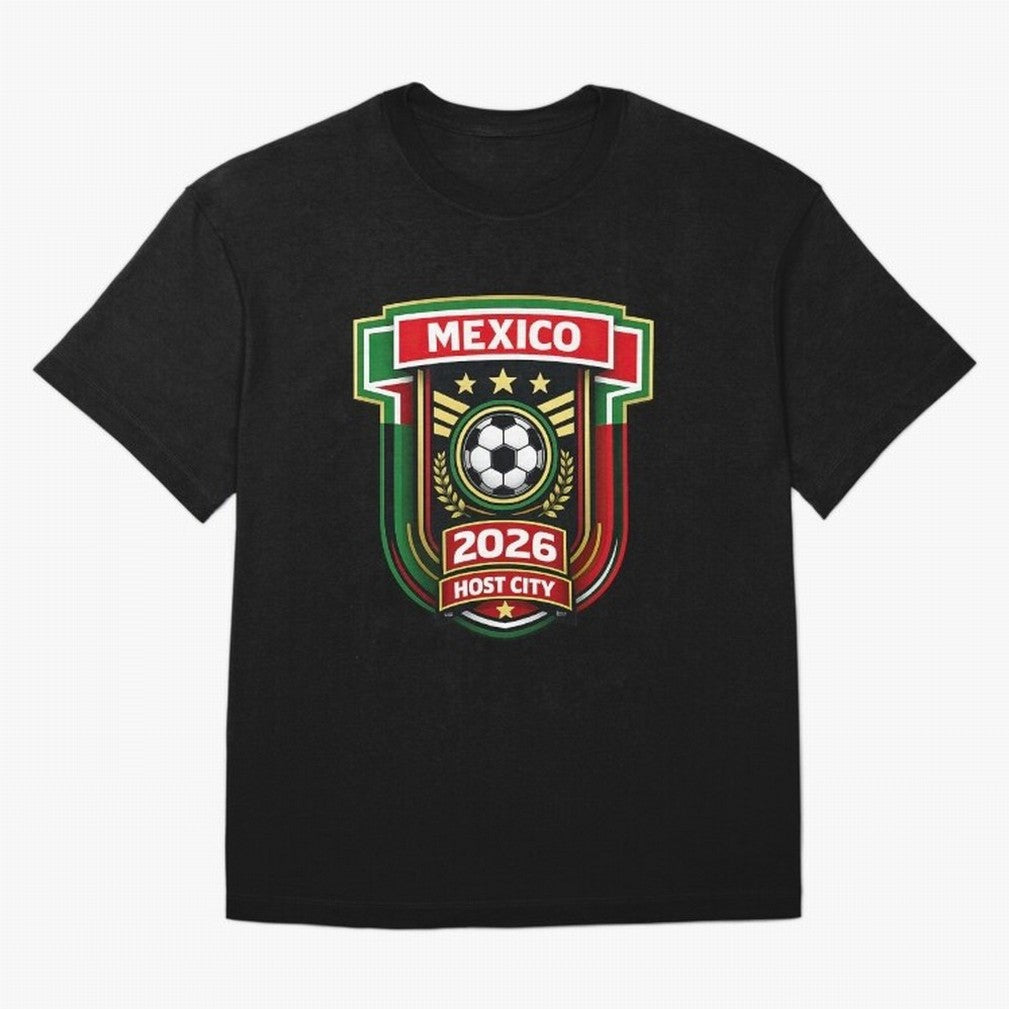 Mexico 2026 World Cup Host City Logo Classic T-Shirt Bring Champion Energy into Match Day Hype around FIFA World Cup 2026, Messi and Cristiano Ronaldo, Argentina and Brazil, Stadium Memories, Football Loyalty, International Chants and Championship