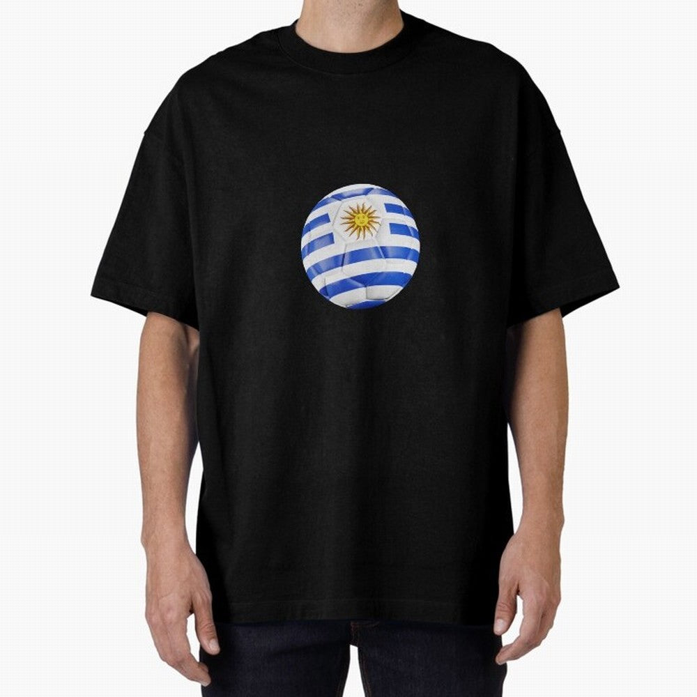 Uruguay Ball Classic T-Shirt Carry the Dream of the FIFA World Cup 2026 Journey through CR7 Highlights, Portugal, Spain and Germany Pride, Worldwide Fan Energy, Dramatic Goals, Stadium Lights and Championship Celebrations; Ideal for Fans Who Follow