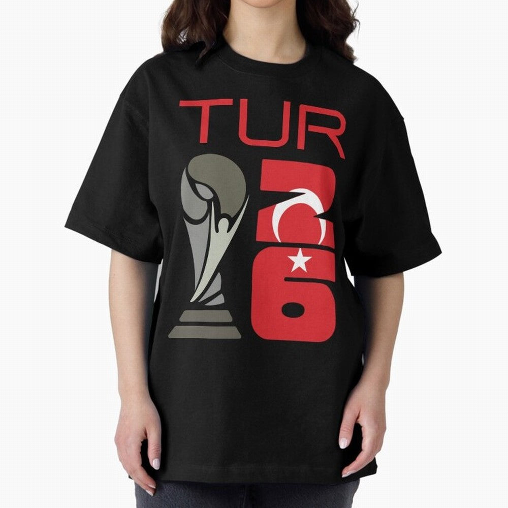 Turkey 2026 Soccer World Cup Trophy Turkish Flag Design Classic T-Shirt Relive Legendary Nights from FIFA World Cup 2026 for Fans of Messi, Neymar and Mbappe and Netherlands, Bringing Sports Nostalgia, International Competition, Famous Players and