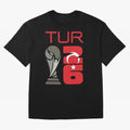 Turkey 2026 Soccer World Cup Trophy Turkish Flag Design Classic T-Shirt Relive Legendary Nights from FIFA World Cup 2026 for Fans of Messi, Neymar and Mbappe and Netherlands, Bringing Sports Nostalgia, International Competition, Famous Players and