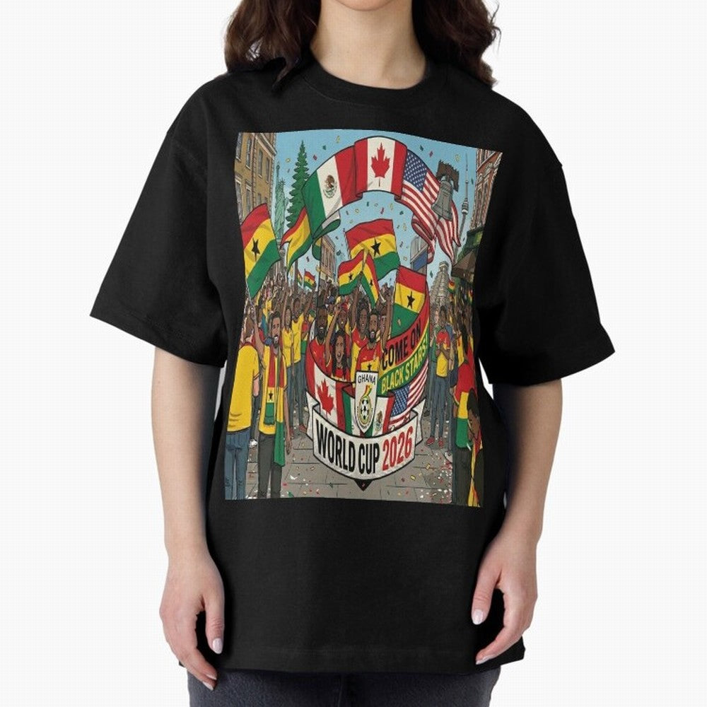 Ghana World Cup 2026 Classic T-Shirt Celebrate Fan Culture around Match Day Hype around FIFA World Cup 2026 Group Stage, Haaland, England and Germany, Supporter Pride, Iconic Celebrations, Legendary Names and Global Match Day Energy; Great for