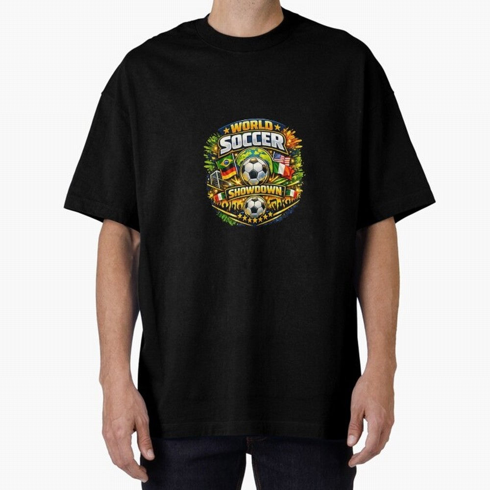 World Soccer Showdown Global Flags @ Fan Edition Classic T-Shirt Make Every Match About FIFA World Cup 2026 USA Canada Mexico Capturing CR7, Spain Energy, Football History, Final Match Energy, Crowd Noise and Once in a Lifetime Moments; Perfect for
