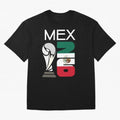 Mexico 2026 Soccer World Cup Trophy Mexican Flag Design Classic T-Shirt Follow the Road to FIFA World Cup 2026 USA Canada Mexico Capturing Messi, Neymar and Mbappe, Spain Energy, Championship Spirit, Famous Goals, Roaring Crowds and International