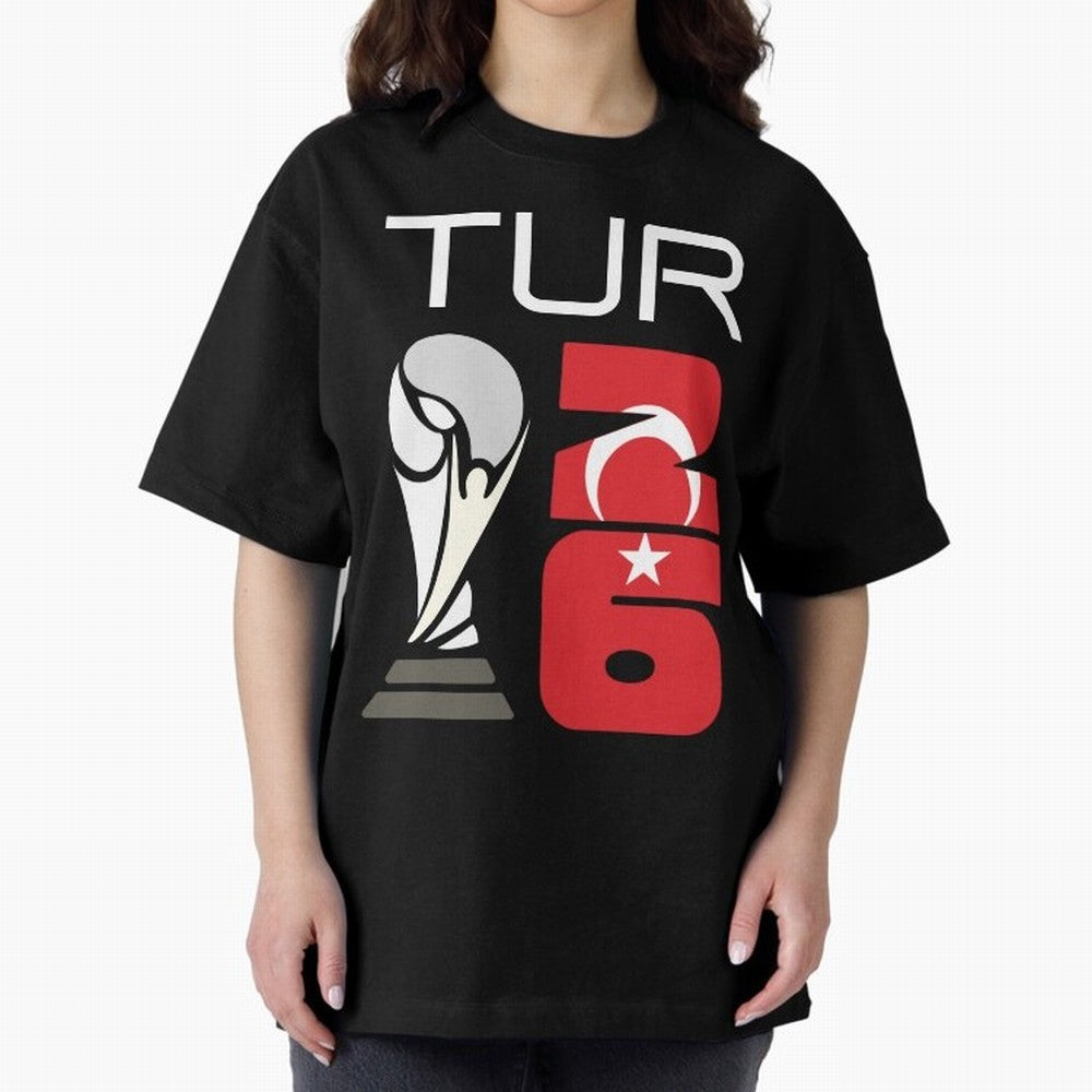 Turkey 2026 Soccer World Cup Trophy Turkish Flag Design Classic T-Shirt Discover Global Football Passion for FIFA World Cup 2026, Inspired by Mbappe, Portugal, Classic Soccer Heritage, Championship Pressure, Fan Loyalty and International Pride;