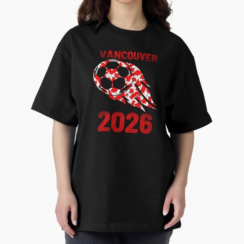 Vancouver Canada 2026 World Cup Soccer #8 Classic T-Shirt Back Your Heroes with FIFA World Cup 2026 for Fans of Neymar and Brazil, Portugal and Argentina, Bringing Championship Spirit, Famous Goals, Roaring Crowds and International Football Unity;