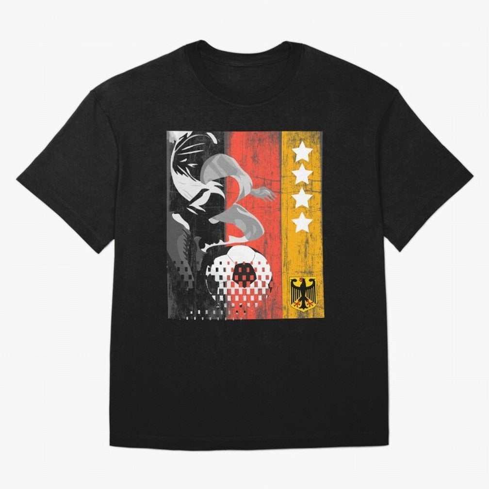Fan Design Germany 2026 Classic T-Shirt Celebrate the Stars of Global Football Passion for FIFA World Cup 2026, Connected to Haaland, Argentina, France and Brazil, Football Festival Excitement, Trophy Ambitions, Country Rivalries and Star Player