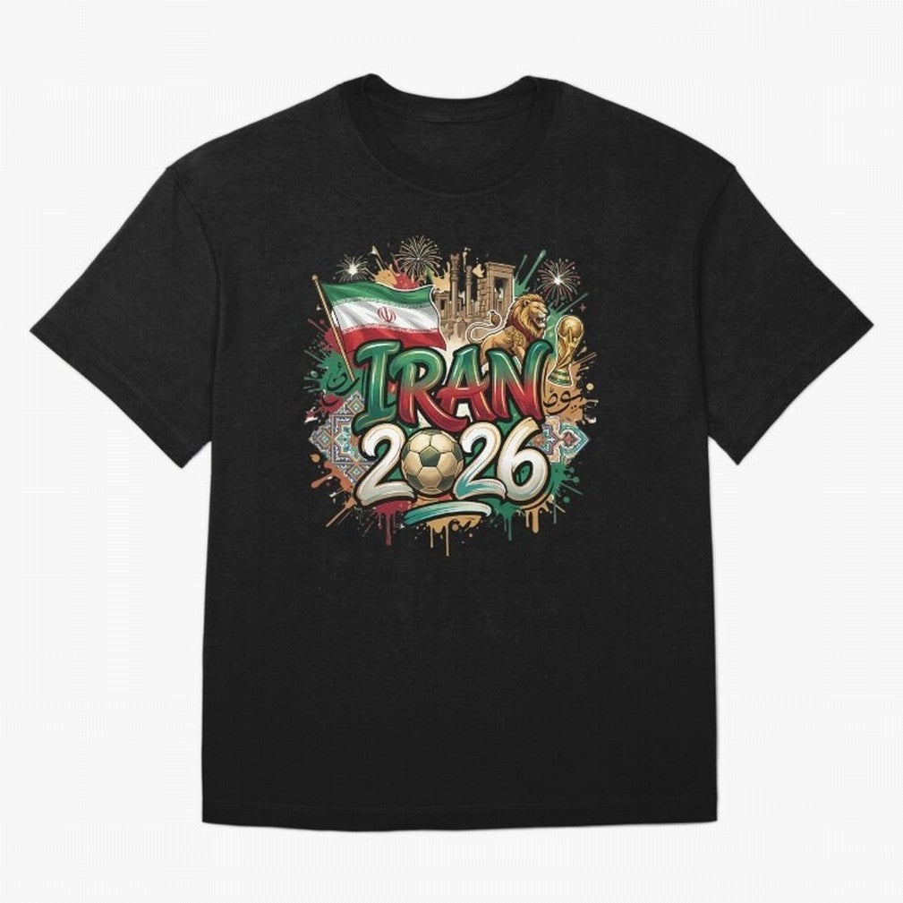 Iran World Cup 2026 Football Legacy Classic T-Shirt Make Game Day About FIFA World Cup 2026 USA Canada Mexico Spirit, Connected to France, Neymar, Championship Spirit, Famous Goals, Roaring Crowds and International Football Unity; Made for