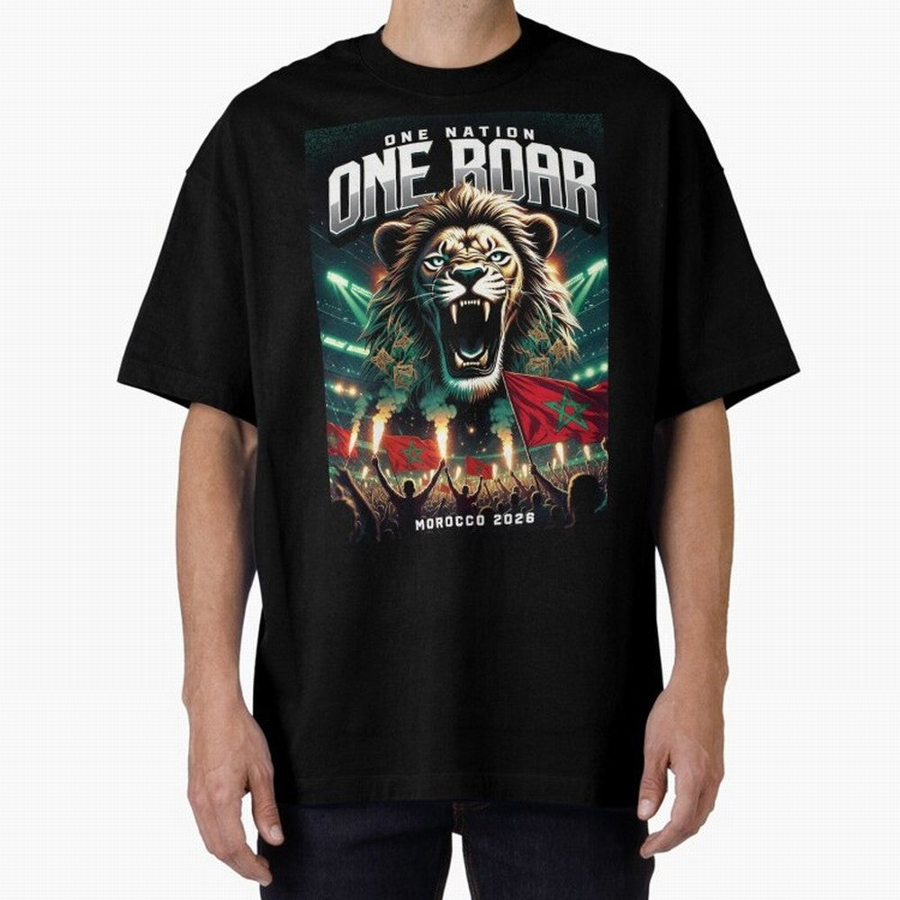 Morocco Football Team - One Nation, One Roar Classic T-Shirt Step into FIFA World Cup 2026 USA Canada Mexico for Fans of Mbappe and England, Bringing Goal Celebration Energy, Supporter Heritage, Football Icons and Worldwide Tournament Joy; Ideal