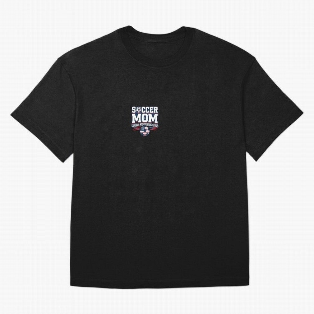 Soccer Mom World Cup Bold Text | 2026 Football Mom Classic T-Shirt Feel Global Football Passion for FIFA World Cup 2026, Inspired by Cristiano Ronaldo, Portugal, Spain and Germany, Retro Football Energy, Iconic Rivalries, Trophy Chase Drama and