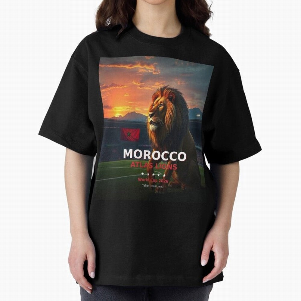 Morocco Atlas Lions - World Cup 2026 Soccer Fan Tee Classic T-Shirt Support the Legends of FIFA World Cup 2026 Group Stage for Fans of Messi and Spain and Netherlands, Bringing Match Day Excitement, Supporter Culture, Golden Goals and Global
