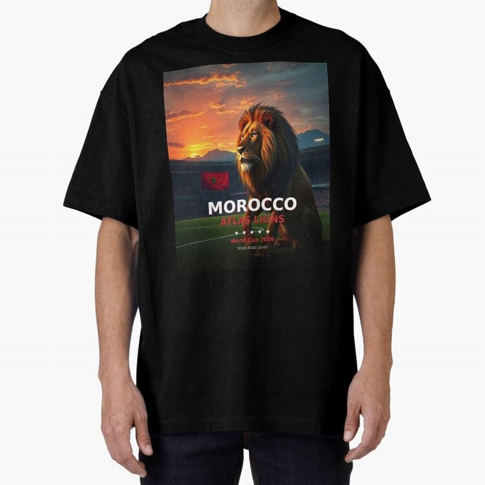 Morocco Atlas Lions - World Cup 2026 Soccer Fan Tee Classic T-Shirt Support the Legends of FIFA World Cup 2026 Group Stage for Fans of Messi and Spain and Netherlands, Bringing Match Day Excitement, Supporter Culture, Golden Goals and Global