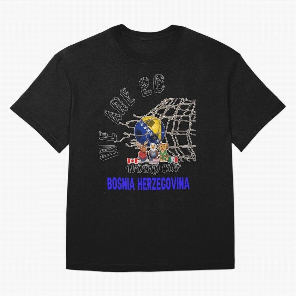 World cup 26 - Bosnia and Herzegovina Classic T-Shirt Make Game Day About FIFA World Cup 2026 USA Canada Mexico Driven by Messi, Neymar and Mbappe, England, France and Netherlands Energy, Supporter Pride, Iconic Celebrations, Legendary Names and