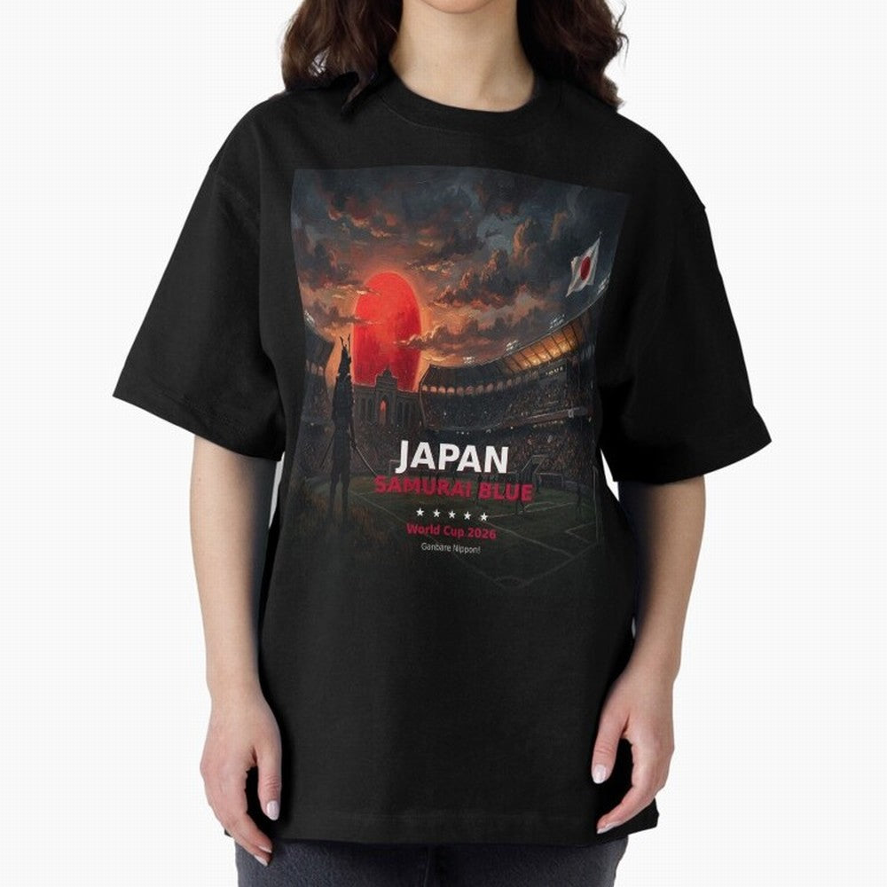 Japan Samurai Blue - World Cup 2026 Soccer Fan Tee Classic T-Shirt Honor the Beautiful Game during Global Football Passion for FIFA World Cup 2026, Inspired by Haaland and Mbappe, Portugal, Worldwide Fan Energy, Dramatic Goals, Stadium Lights and