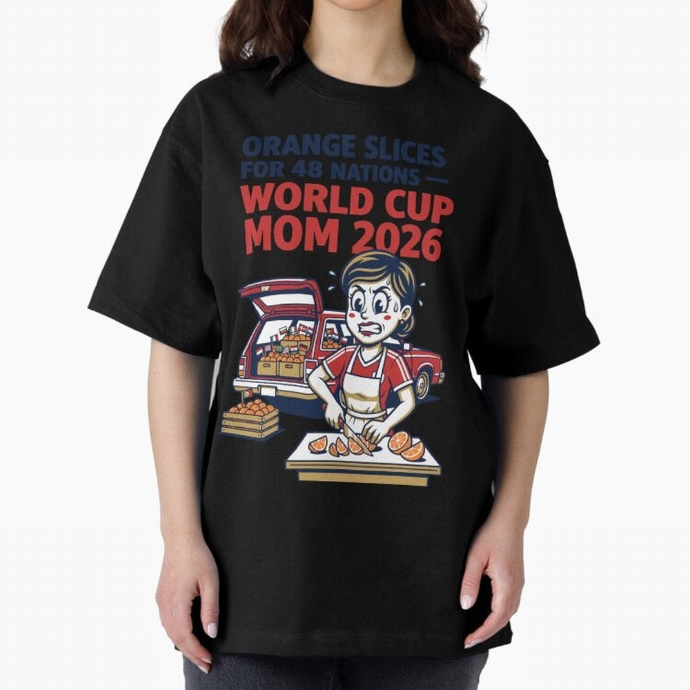 Orange Slices for 48 Nations World Cup Mom V1 Classic T-Shirt Celebrate the Stars of FIFA World Cup 2026 USA Canada Mexico for Fans of Neymar and Argentina, France and Brazil, Bringing Stadium Chants, National Pride, Trophy Dreams and Unforgettable
