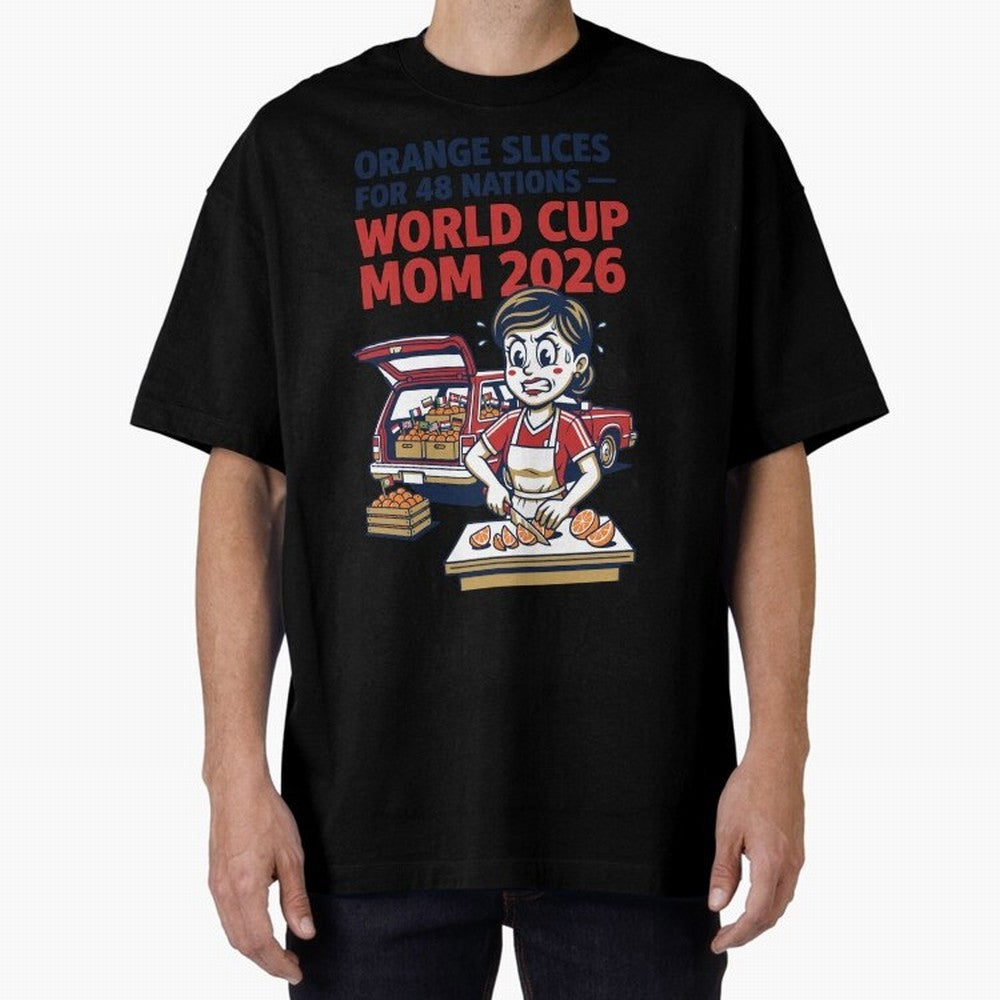 Orange Slices for 48 Nations World Cup Mom V1 Classic T-Shirt Celebrate the Stars of FIFA World Cup 2026 USA Canada Mexico for Fans of Neymar and Argentina, France and Brazil, Bringing Stadium Chants, National Pride, Trophy Dreams and Unforgettable