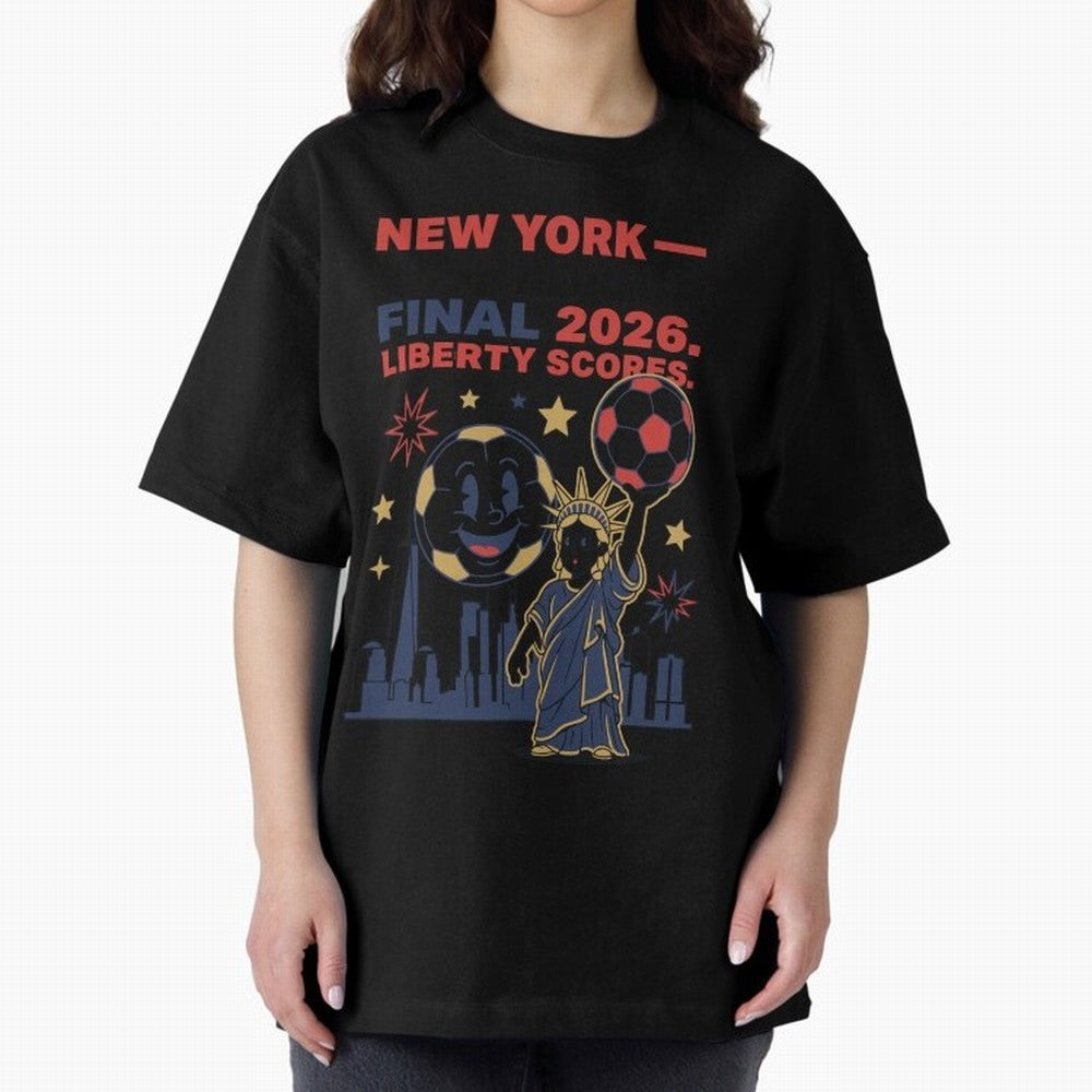 New York World Cup Final 2026 V4 Classic T-Shirt Celebrate Rivalries and Pride in Global Football Passion for FIFA World Cup 2026, Filled with Messi, CR7 and Mbappe, England, France and Netherlands, Tournament Hype, Historic Matchups, Family