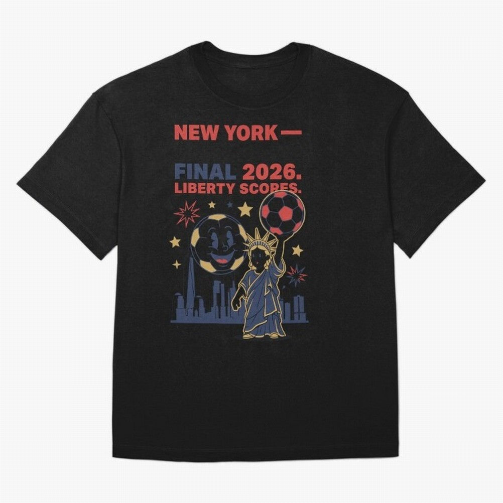New York World Cup Final 2026 V4 Classic T-Shirt Celebrate Rivalries and Pride in Global Football Passion for FIFA World Cup 2026, Filled with Messi, CR7 and Mbappe, England, France and Netherlands, Tournament Hype, Historic Matchups, Family