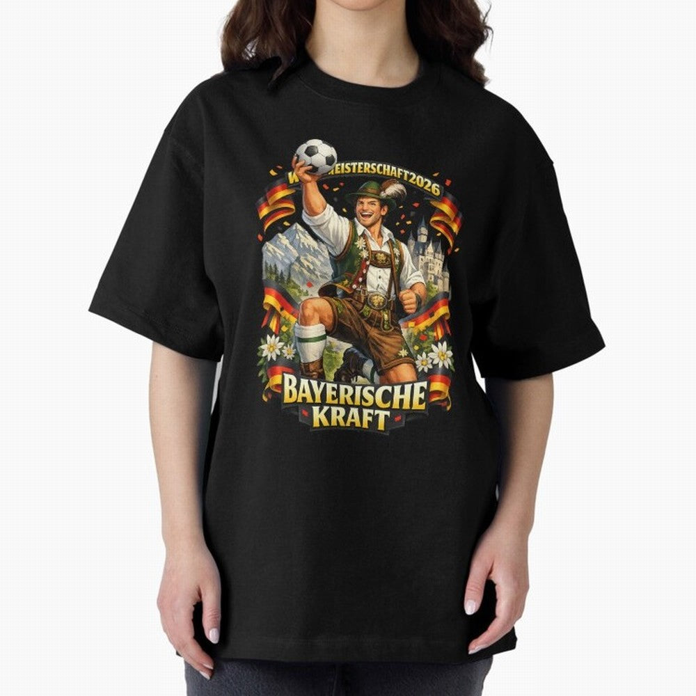 Bayerische Kraft World Cup 2026 Germany Fan Classic T-Shirt Join Supporters Worldwide for Global Football Passion for FIFA World Cup 2026, Inspired by Messi, Neymar and Mbappe, England, Football Passion, Legendary Performances, Festival Vibes and