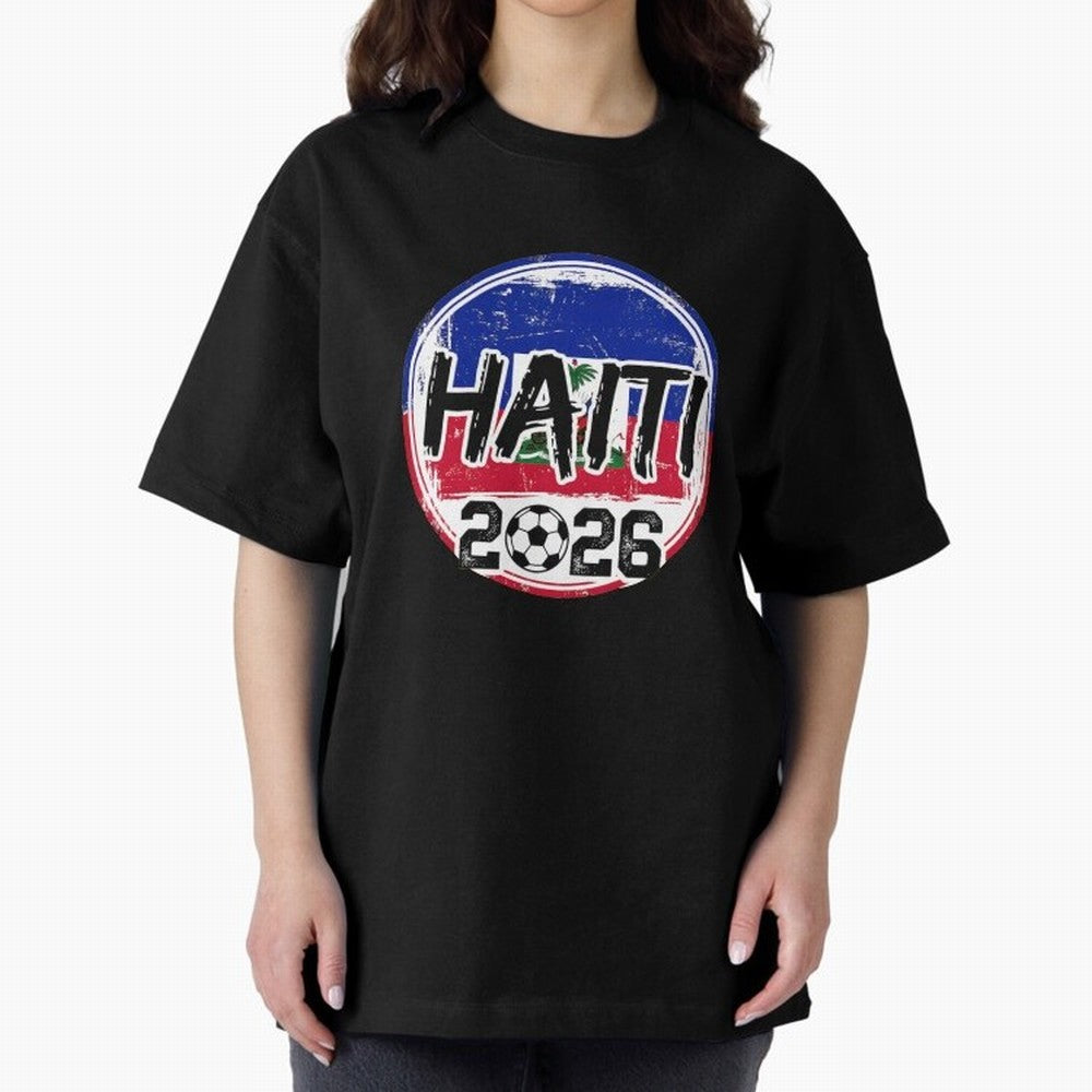 Haiti World Cup 2026 Soccer Fan Game Day T-Shirt Bring Trophy Dreams to Match Day Hype around FIFA World Cup 2026 USA Canada Mexico, Mbappe, Germany, Goal Celebration Energy, Supporter Heritage, Football Icons and Worldwide Tournament Joy; Built