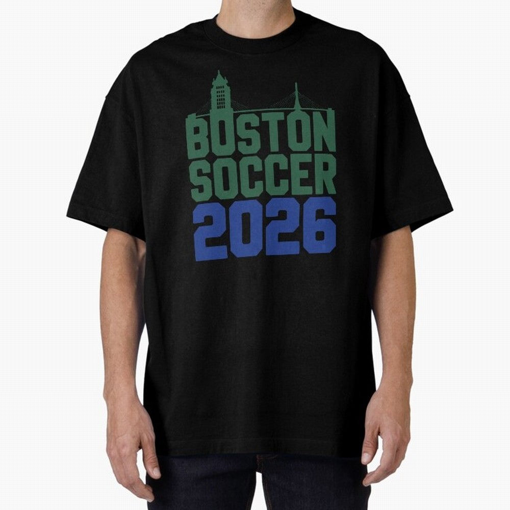 Boston Soccer 2026 Massachusetts Football Fan Classic T-Shirt Carry the Colors and Pride of FIFA World Cup 2026 USA Canada Mexico Inspired by Messi and Cristiano Ronaldo, Portugal Energy, Vintage Soccer Flavor, Modern Football Stars, National Flags