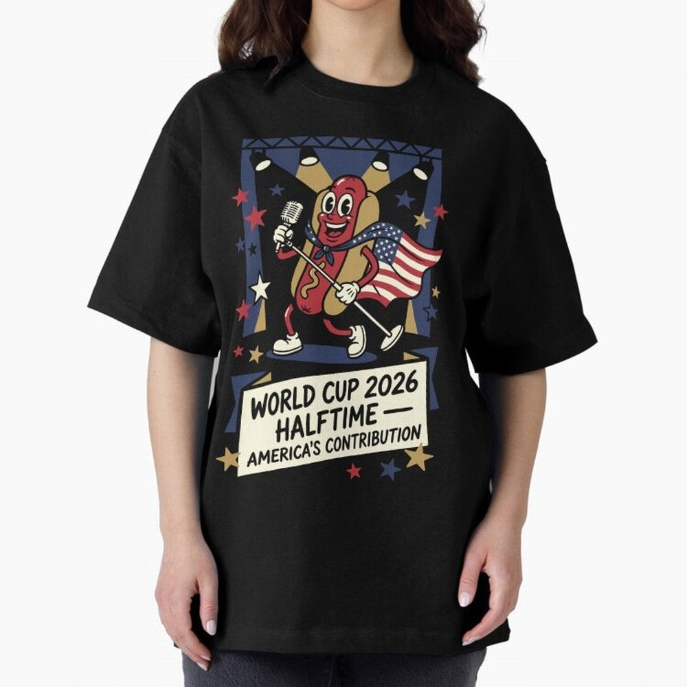World Cup 2026 Halftime ¡ª America's Contribution V1 Classic T-Shirt Celebrate National Team Dreams in Global Football Passion for FIFA World Cup 2026 Group Stage, Made for Messi, Neymar and Mbappe, Brazil, Portugal and Argentina, Retro Football