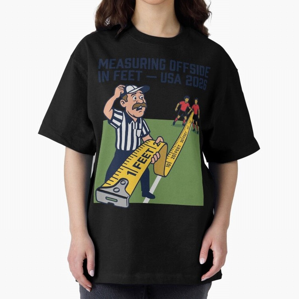 Measuring Offside in Feet ¡ª USA 2026 V3 Classic T-Shirt Stand Proud for Match Day Hype around FIFA World Cup 2026, Messi and Cristiano Ronaldo, Portugal, Spain and Germany, Goal Celebration Energy, Supporter Heritage, Football Icons and Worldwide