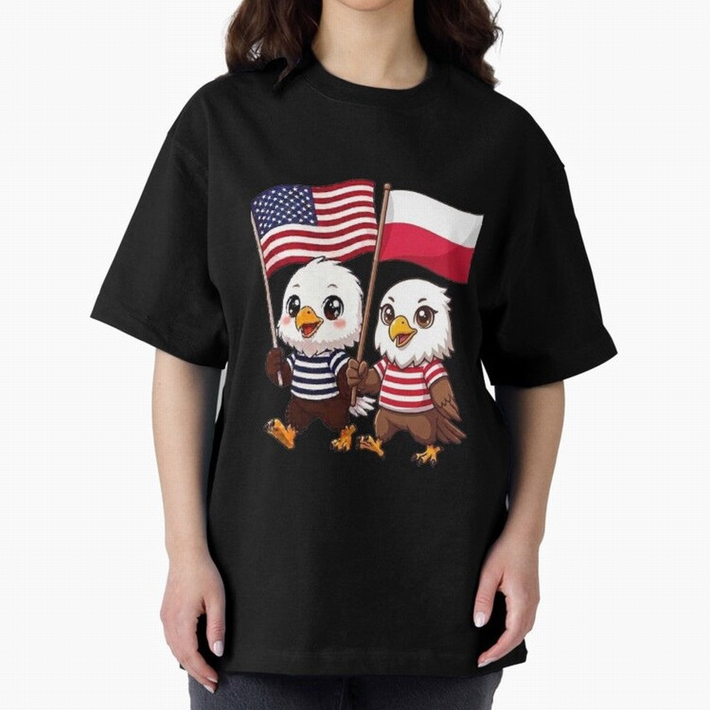 The American eagle and its friend, the Polish eagle Classic T-Shirt Build Match Day Hype around FIFA World Cup 2026 USA Canada Mexico, CR7 and Messi, Portugal, Football Passion, Legendary Performances, Festival Vibes and Supporter Community; Ideal