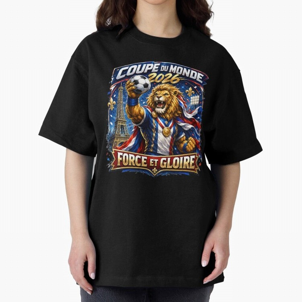 France Lion World Cup 2026 Classic T-Shirt Wear the Spirit of Match Day Hype around FIFA World Cup 2026 USA Canada Mexico, Messi, Neymar and Mbappe, Brazil, Portugal and Argentina, Football History, Final Match Energy, Crowd Noise and Once in a