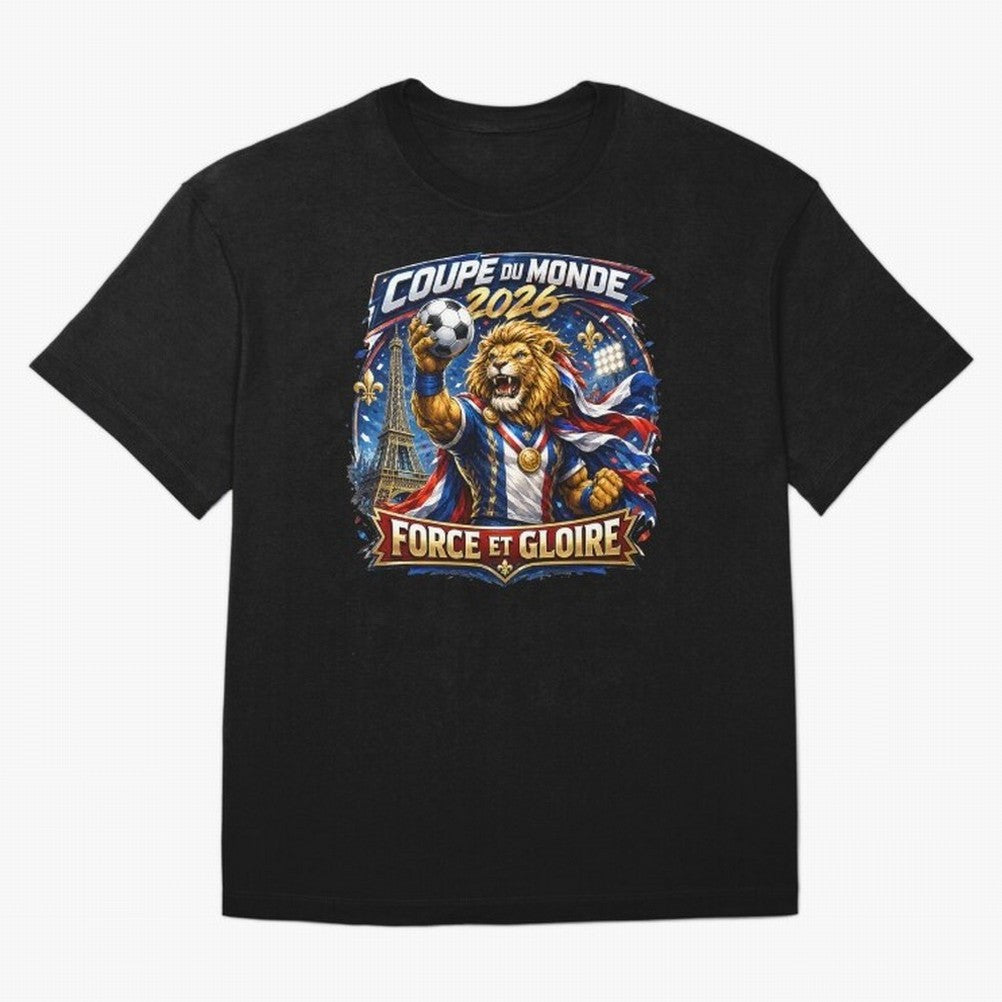 France Lion World Cup 2026 Classic T-Shirt Wear the Spirit of Match Day Hype around FIFA World Cup 2026 USA Canada Mexico, Messi, Neymar and Mbappe, Brazil, Portugal and Argentina, Football History, Final Match Energy, Crowd Noise and Once in a