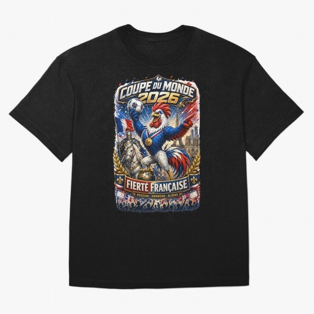 France World Cup 2026 Pride Classic T-Shirt Show Championship Spirit for FIFA World Cup 2026 USA Canada Mexico Centered on Messi and Cristiano Ronaldo, Netherlands Energy, Global Supporter Spirit, Legendary Goals, National Colors and Tournament
