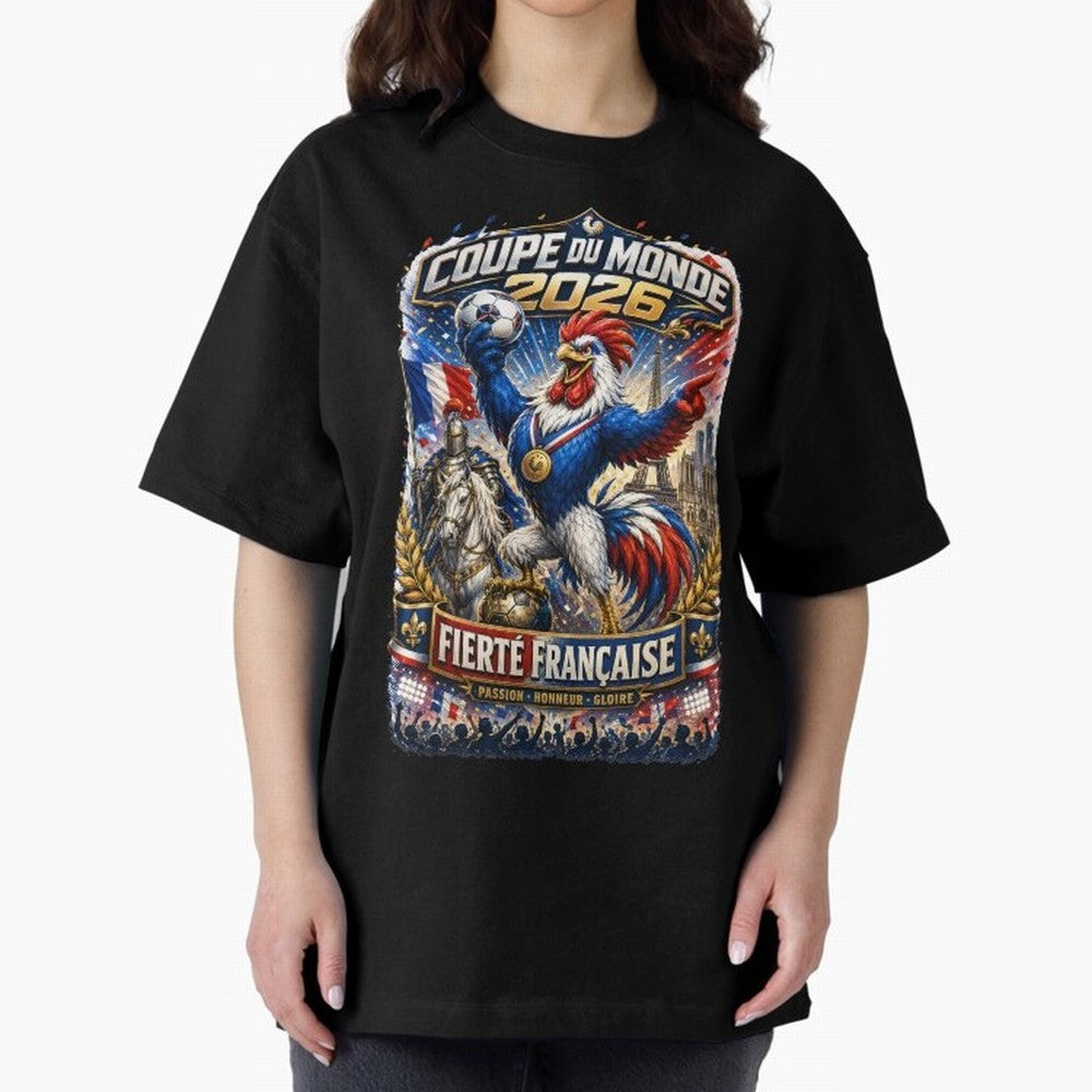 France World Cup 2026 Pride Classic T-Shirt Show Championship Spirit for FIFA World Cup 2026 USA Canada Mexico Centered on Messi and Cristiano Ronaldo, Netherlands Energy, Global Supporter Spirit, Legendary Goals, National Colors and Tournament