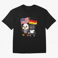 The American eagle and its friend the German eagle Classic T-Shirt Support the Legends of FIFA World Cup 2026 Spirit, Highlighting England, France and Netherlands, CR7, Football Festival Excitement, Trophy Ambitions, Country Rivalries and Star