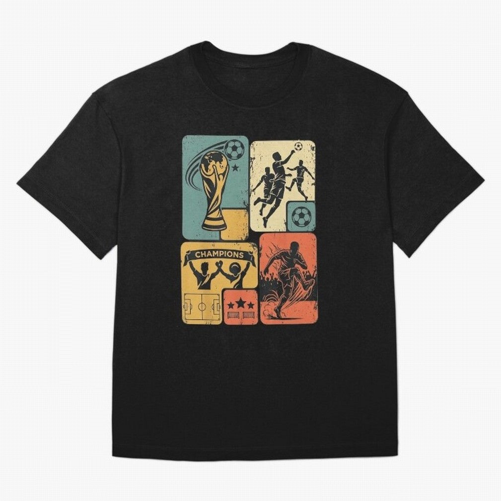 Retro World Cup 2026 Soccer Champion - Vintage Aesthetic Classic Football Shirt Design for Fans and Gift Classic T-Shirt Follow Every Goal of FIFA World Cup 2026 USA Canada Mexico for Fans of Neymar and England, Bringing Football Passion, Legendary
