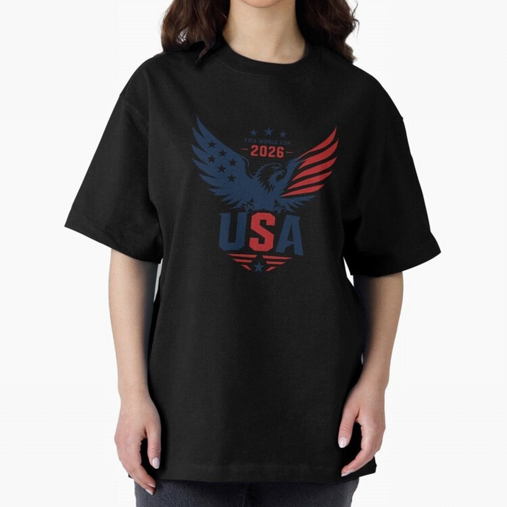 FIFA World Cup 2026 USA Eagle ¨C Patriotic Soccer Art Classic T-Shirt Celebrate Global Passion for FIFA World Cup 2026 Group Stage Featuring Neymar, Argentina and Brazil Energy, Stadium Memories, Football Loyalty, International Chants and