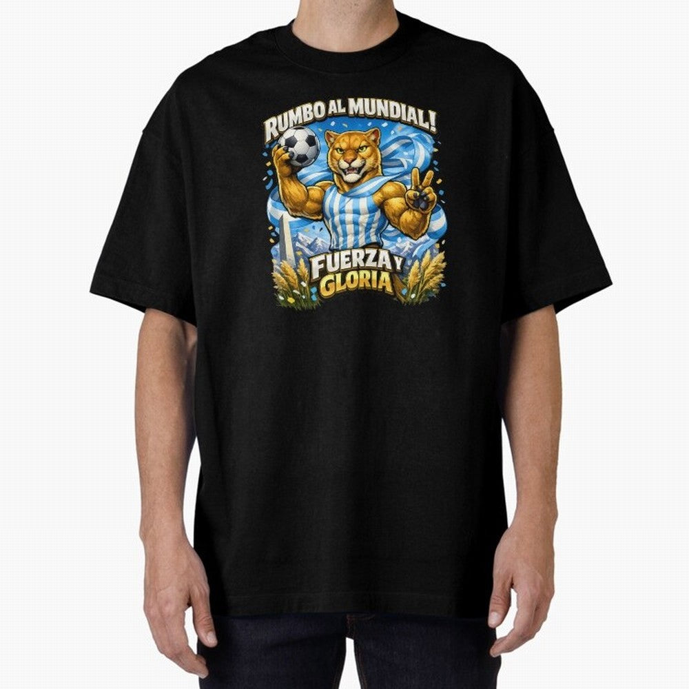 Argentina Puma World Cup Fan Art Classic T-Shirt Capture Stadium Memories from FIFA World Cup 2026 for Fans of Neymar and Portugal, Bringing Worldwide Fan Energy, Dramatic Goals, Stadium Lights and Championship Celebrations; Made for Collectors Who