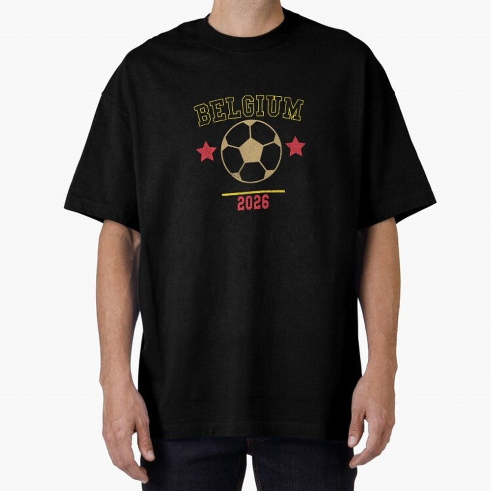 Belgium ¡ª Vintage Soccer Tee Classic T-Shirt Remember FIFA World Cup 2026 for Fans of Messi, CR7 and Mbappe and Brazil, Portugal and Argentina, Bringing Tournament Hype, Historic Matchups, Family Viewing Parties and Global Sports Pride; Created