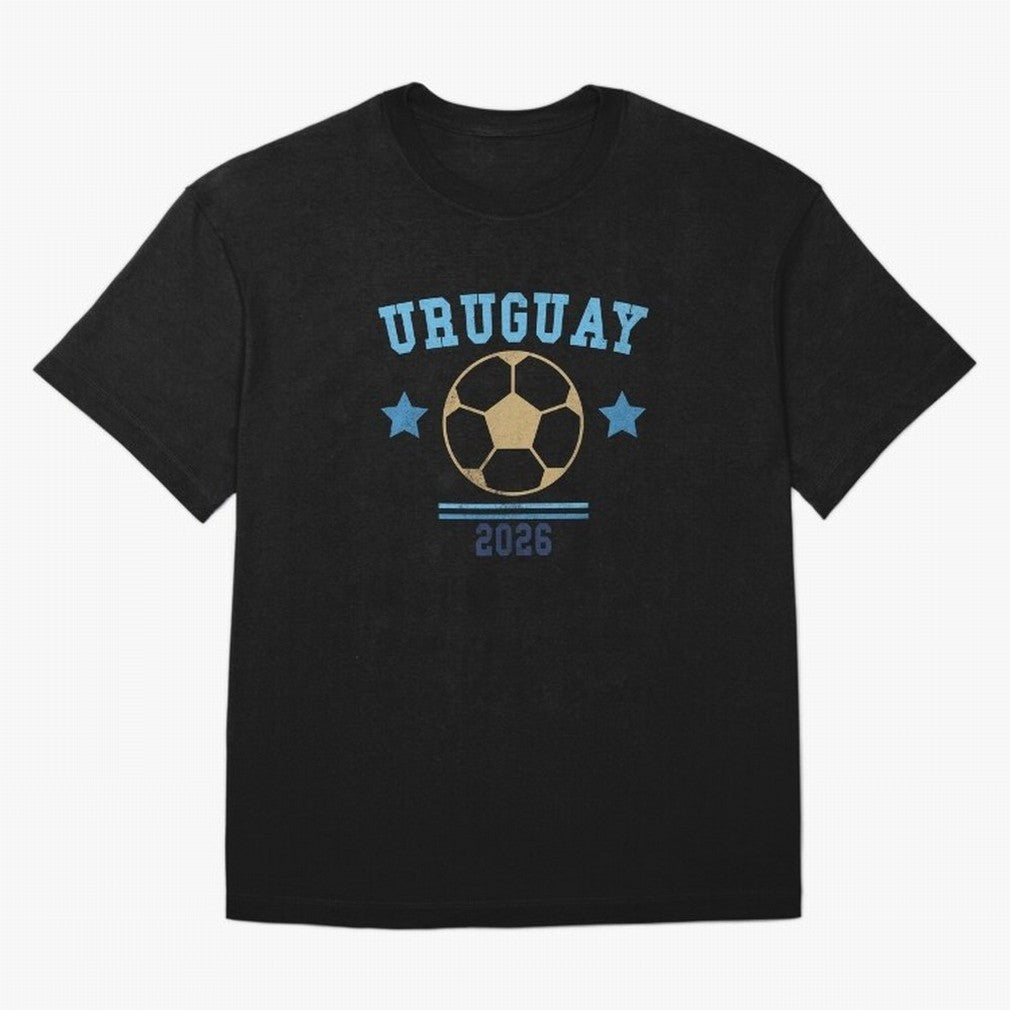 Uruguay 2026 ¡ª Vintage Soccer Tee Classic T-Shirt Celebrate Global Passion for FIFA World Cup 2026 Group Stage Made for Mbappe and Neymar, Argentina and Brazil Energy, Game Day Rituals, Football Legends, Country Pride and the Road to the Final;