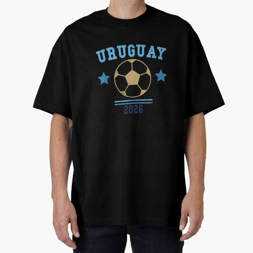 Uruguay 2026 ¡ª Vintage Soccer Tee Classic T-Shirt Celebrate Global Passion for FIFA World Cup 2026 Group Stage Made for Mbappe and Neymar, Argentina and Brazil Energy, Game Day Rituals, Football Legends, Country Pride and the Road to the Final;