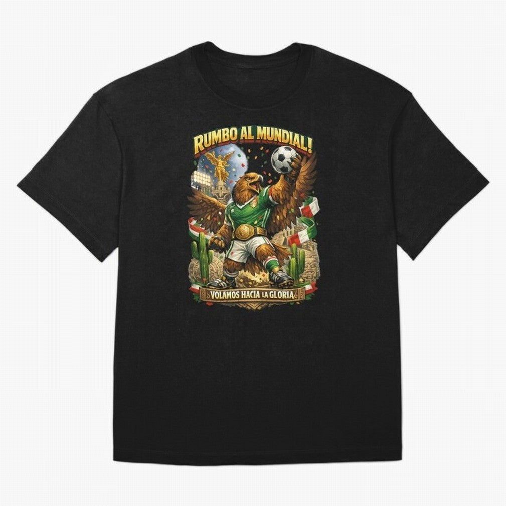 Mexico World Cup 2026 Eagle Fan Art Classic T-Shirt Bring a Champion Mindset to the FIFA World Cup 2026 Journey through Messi and Cristiano Ronaldo Highlights, Argentina Pride, Vintage Soccer Flavor, Modern Football Stars, National Flags and Final