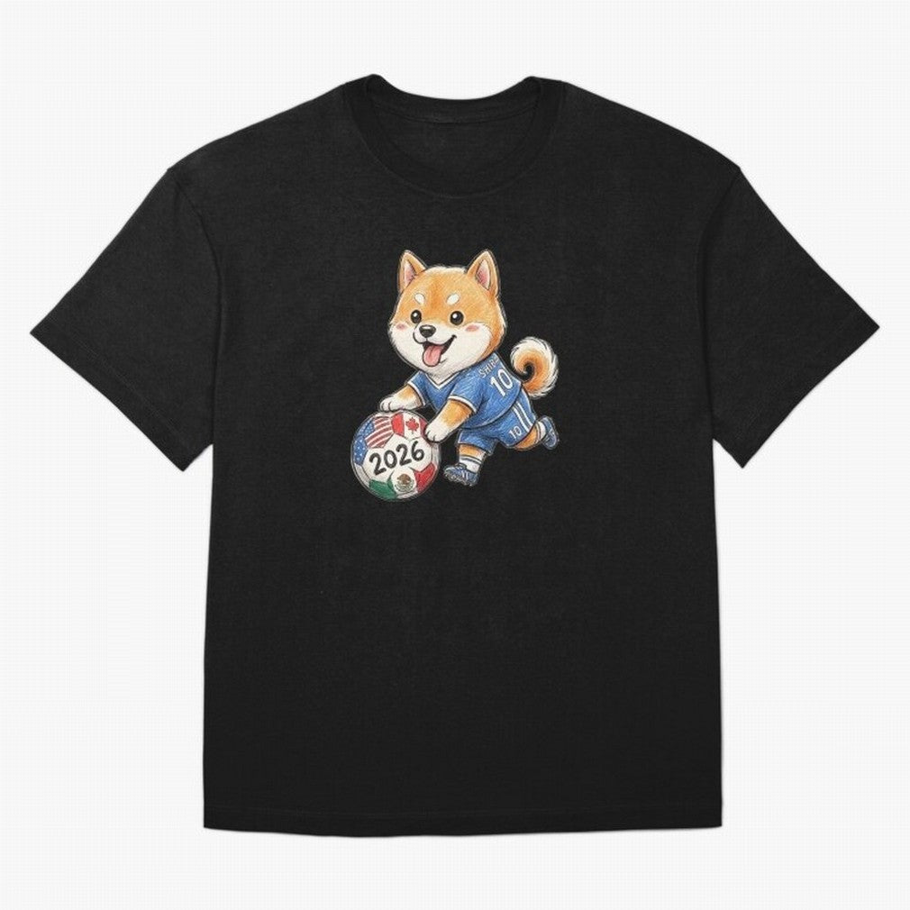Cute Shiba Inu Soccer Star #10 - World Cup 2026 Edition Classic T-Shirt Showcase FIFA World Cup 2026 USA Canada Mexico for Fans of Messi, Neymar and Mbappe and England and Germany, Bringing Soccer Culture, Superstar Moments, National Team Dreams