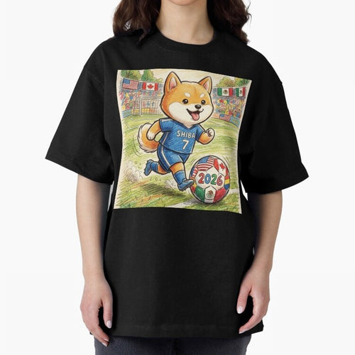 2026 World Cup Shiba Inu Ace #7 - Stadium Action Art Classic T-Shirt Make Your Look Match the FIFA World Cup 2026 USA Canada Mexico Journey through Messi and Cristiano Ronaldo Highlights, England and Germany Pride, Championship Spirit, Famous