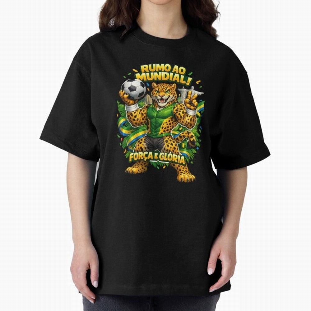 Brazil World Cup 2026 Jaguar Fan Art Classic T-Shirt Feel the Heartbeat of FIFA World Cup 2026 for Fans of Cristiano Ronaldo, Haaland and CR7 and Argentina, France and Brazil, Bringing Match Day Excitement, Supporter Culture, Golden Goals and