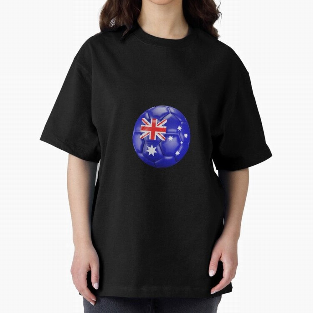 Australia Ball Classic T-Shirt Feel the Trophy Chase of FIFA World Cup 2026 USA Canada Mexico Spirit, Centered on England, France and Netherlands, Cristiano Ronaldo, Worldwide Fan Energy, Dramatic Goals, Stadium Lights and Championship